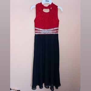 Beautiful Rhinestone Dress girls Size 10